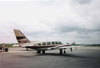 N74972 @ KAXN - Alexandria Aviation's Piper Navajo Cheiftain - by Kreg Anderson