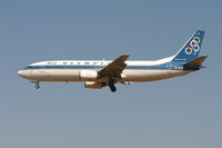 SX-BKN @ EBBR - short to land on rwy 25L