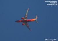 UNKNOWN - Not an overhead shot, she's in a break for landing