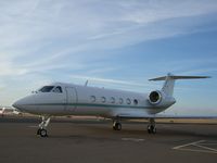 N522BP @ KSWO - T. Boone Pickens' G-IV @ KSWO for OU-OSU game - by R. Brinkley
