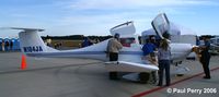 N104JA @ GSB - I do like the canppy arrangement on DA-40