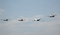 F-GMOE - Prototype of Dassault-Breguet Falcon 2000 together with 3 Dassault Flamants - by Volker Hilpert
