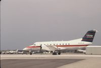 N335JS @ KIND - EMB-120 - by Mark Pasqualino