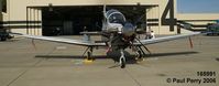 165991 @ GSB - Navy Texan sitting static at an Air Force show.