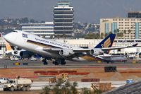 9V-SFQ @ LAX - Singapore Airlines Cargo 9V-SFQ (FLT SQC7963) departing RWY 25R enroute to Hong Kong Int'l (VHHH). - by Dean Heald