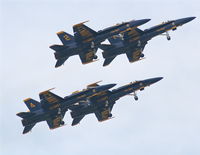 161942 @ BKL - U.S. Navy Blue Angels F-18 Hornets - by Florida Metal