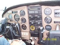 N3214U - Insturment Panel in flight to Starbuck. - by Ed Wells