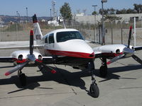 N3318Q @ OAK - Twin Cessna - by owner