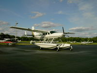 N208JB @ 1B9 - Cessna Caravan on floats - by JW Hinds