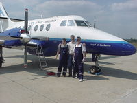 N971JX @ LRBS/BBU - YR-KAA, IN MAINTENANCE PROGARM AT BUCHAREST - by Forin