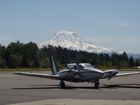 N8009Y @ 1S0 - Mt Renier background-Puyallup, WA - by Richard L Denham