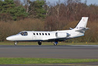 G-JMDW @ EGHH - Cessna Citation 550 11 - by Les Rickman