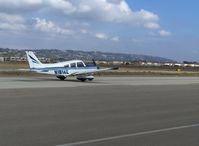 N181AE @ CMA - 1977 Piper PA-28-181 ARCHER II, Lycoming O-360-A4M 180 Hp, taxi - by Doug Robertson