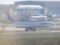 N187DN @ LTBA - Delta flight to JFK holding short of runway 18R at Ataturk Airport, Istanbul, Turkey. - by John J. Boling