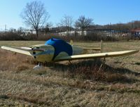 N5477F @ FWN - Looking much like an Ercoupe, this 1968 bird in faded canary yellow is an Aircoupe. - by Daniel L. Berek