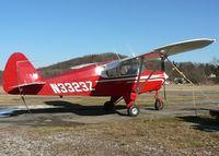 N3323Z @ FWN - What a nice surprise to find this lovely red 1960 Tri-Pacer! - by Daniel L. Berek