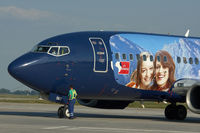 OM-SEE @ BTS - Sky Europe Boeing 737-500 in special colors - by Yakfreak - VAP