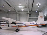 N411VV - hangar - by Fitz