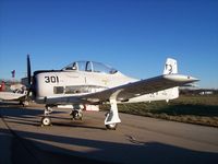N8046D @ KRFD - North American T-28B