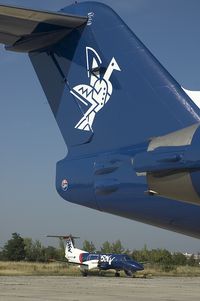 OM-AAC @ BTS - Slovak Airlines Fokker 100 - by Yakfreak - VAP