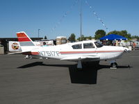 N7517P @ PRB - Sharp 1961 Piper PA-24-260 Comanche on display during airshow @ Paso Robles Municipal Airport, CA