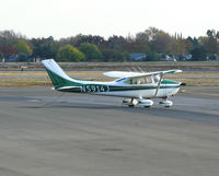 N5914J @ SAC - 1975 Cessna 182P visiting @ Sacramento Exec Airport, CA - by Steve Nation