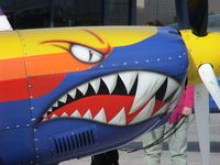 N477SF @ KIWA - Nose Art - by Timothy L. Zehring