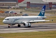 ZK-OJE @ WLG - Just touched down, thrust reversers deployed - by Micha Lueck