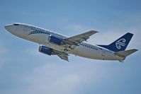 ZK-SJB @ WLG - Climbing out of Wellington - by Micha Lueck