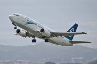 ZK-SJE @ WLG - Climbing out of Wellington - by Micha Lueck