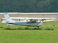 N5896G @ 1N7 - A 1969 Cessna 150 enjoys some rest on Indpendence Day at Blairstown. - by Daniel L. Berek