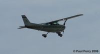 N61873 @ MQI - Takeoff complete, getting ready to put some distance behind her