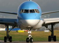 G-BYAJ @ EGCC - Tomo 757 - by Kevin Murphy