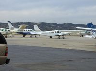 N992KT @ CMA - 1983 Piper PA-34-220T SENECA III, one Continental TSIO-360-KB 220 Hp and one Continental LTSIO-360-KB 220 Hp Counter-Rotating turbocharged engines - by Doug Robertson