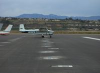 N6383E @ CMA - 1959 Cessna 172, Continental O-300 145 Hp - by Doug Robertson