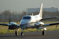 D-IHHE @ SCN - Beechcraft King Air C90B - by Volker Hilpert