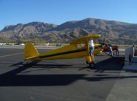 N77874 @ SZP - 1946 Luscombe 8A, Continental C85 85 Hp, refueling - by Doug Robertson