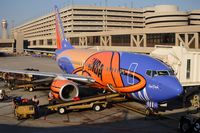 N224WN @ PHX - Southwest Airlines N224WN Slam Dunk One at the gate.