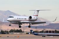 N71VR @ LAS - Las Vegas Sands Corporation 1996 Gulfstream G-IV(SP) N71VR, from John Wayne Airport Orange County (KSNA), landing on RWY 25L.