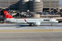 N536US @ PHX - Northwest Airlines N536US (FLT NWA122), now with winglets, taxiing across the bridge for departure to Minneapolis St Paul Int'l (KMSP). - by Dean Heald