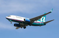 N174AT @ ATL - On final for Runway 26L - by Michael Martin