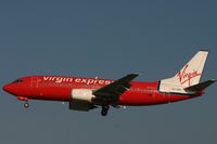 OO-VEH @ EBBR - descending to rwy 25L