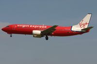 OO-VEJ @ EBBR - arrival on rwy 25L