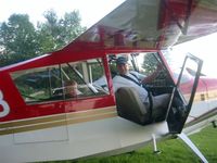 N287EB @ 6H4 - Zach and Dad in Citabria - by Brent Maule
