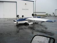 N6135J @ PVU - Cast aluminum tie downs vs. a Super Cell - by KSL-TV