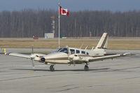 C-GNFD @ YXU - Taxiing back to Aero Academy - by topgun3