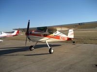N2376N @ KPNC - '47 Cessna 120 @ PNC for fly-in - by R. Brinkley