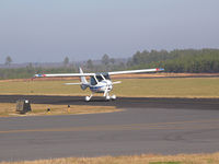 N293CT @ TTA - Taxiing at Sanford, NC (KTTA) - by Tom Evans
