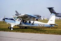 N242B @ KDAY - At the Dayton International Air Show & Trade Exposition - by Glenn E. Chatfield