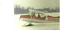 N2661E - On ski's - by Dick Bell